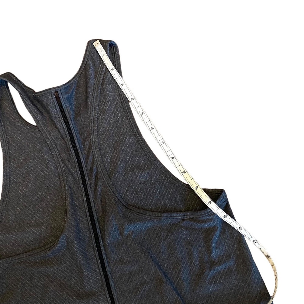 lululemon Cool Racerback‎ Tank Top Gray Black Textured Yoga Women's Small Size 4 - Picture 11 of 11